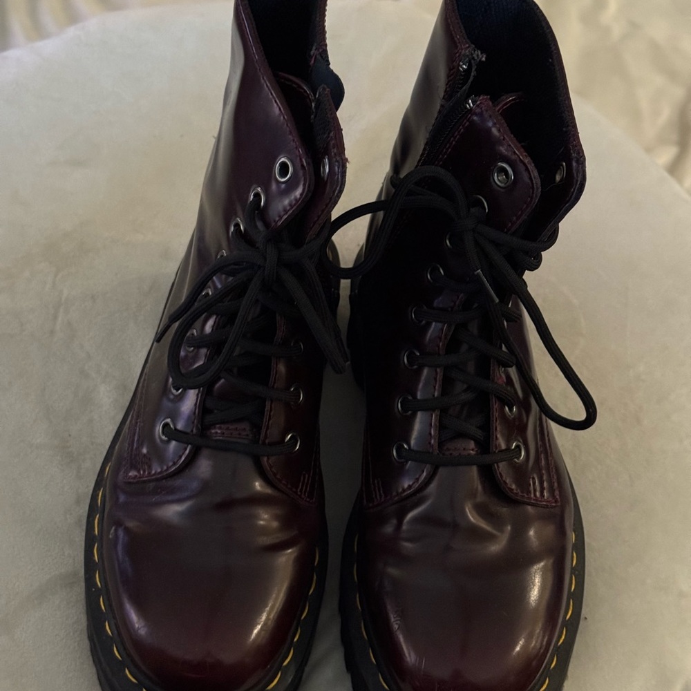 Dr. Martens Women's Lace-Up Boots in Oxblood